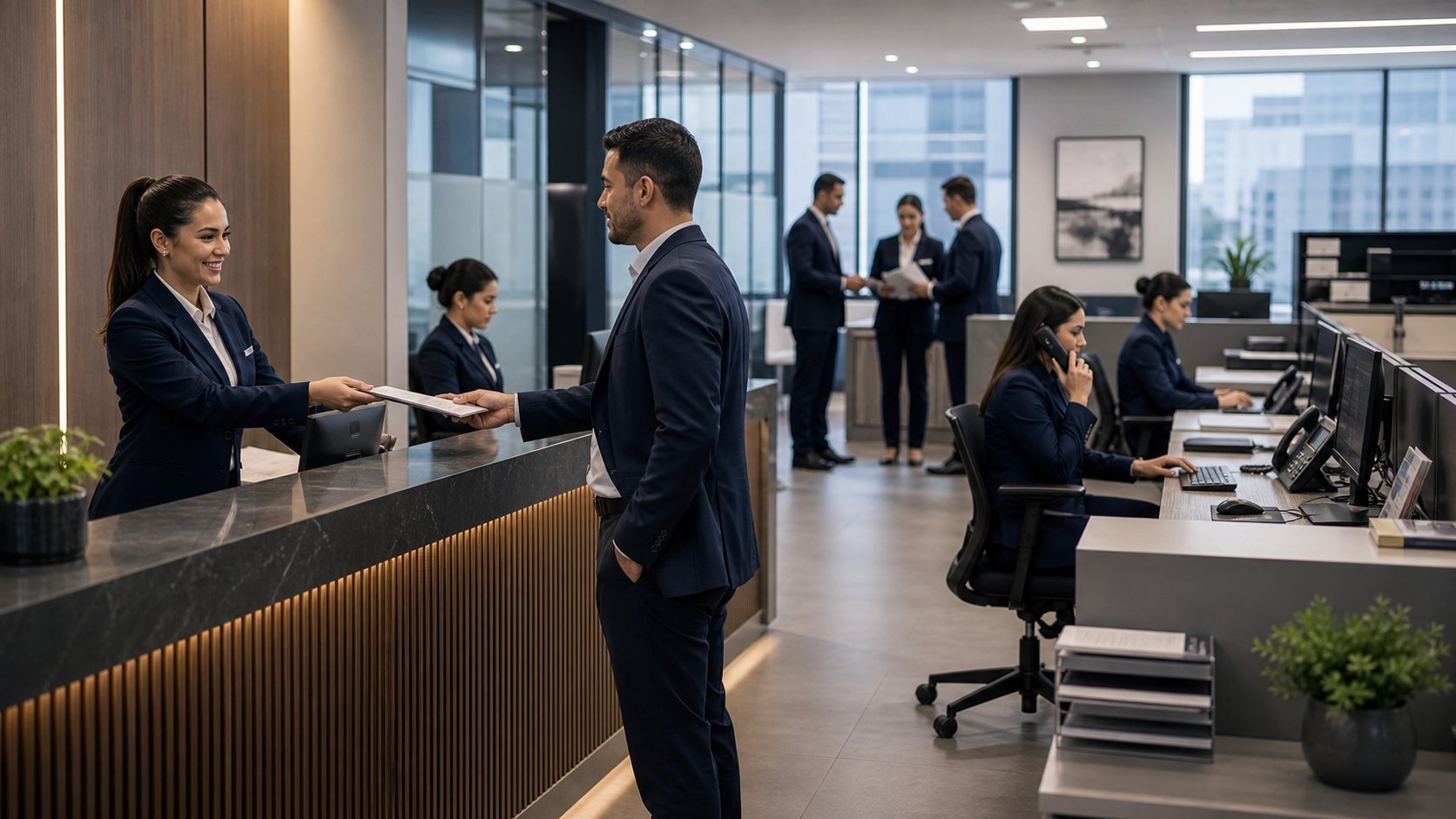 Apoio Administrativo - Equipe de apoio administrativo em recepção e backoffice corporativo